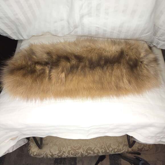 Vintage Red Fox Fur Headband